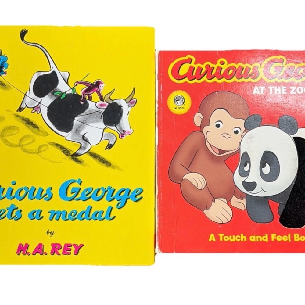 Curious George Kids Book Set of Two